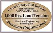 CAL Locks tested at 1000 pounds pressure!